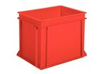Bac 175l Parois Pleines Rouge Lxlxh = 8 00x600x425mm