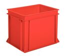 Bac 175l Parois Pleines Rouge Lxlxh = 8 00x600x425mm