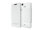 Folio stand back cover blanc Rainbow 4G