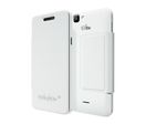 Folio stand back cover blanc Rainbow 4G