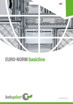 Bacs gerbables plastiques Bekuplast bascline brochure 2019 