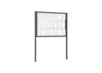 Vitrine Classique sur poteaux