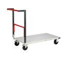 Chariot à dossier repliable 250 à 400 kg - Plateau mélaminé ou médium