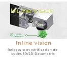 Marquage laser avec relecture de code | La technologie Inline Vission