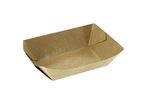 Barquette rectangulaire carton kraft brun 500 ml ingraissable Firplast