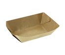 Barquette rectangulaire carton kraft brun 500 ml ingraissable Firplast