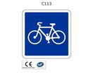 Panneau C113 piste ou bande cyclable conseillée
