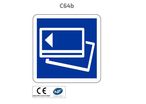 Panneau C64b paiement par carte bancaire