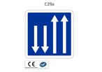 Panneau C29a Section de route à chaussées séparées