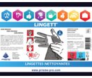 LINGETT’ :  LINGETTES NETTOYANTES MAINS ET SURFACES