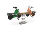 Jeu sur ressort Moto - 2 enfants