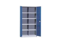 Kind - Armoire à compartimentage Haute - 1950x1005x445mm - 10 Cases - Charge 1000kg - Bleu/Gris