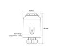 Kit 4 Têtes Thermostatiques Connectées + Passerelle ZigBee Ethernet