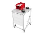 Table de travail mobile avec 3 tiroirs | N° 16A-3