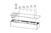 Axe rectangulaire pour BTS75 / BTS84 DORMA - 45200401 