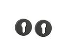 THIRARD - Paire de rosaces, trou de Cylindre, alu noir mat - THIRARD
