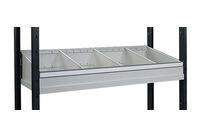 Casier triangulaire L.1170 x P.300 mm renforcé rayonnage Universel peint