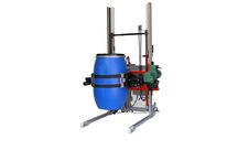 Gerbeur Lev à levée manuelle avec retourneur et mélangeur de fûts