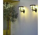 Pack de  4 - Lanterne Solaire Connectée Murale RGBW IP54
