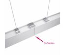 Suspension Linéaire LED 120cm 36W Interconnectable BLANC - Blanc Froid 6000K - 8000K