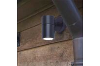 Applique Murale Noire IP65 pour Ampoule GU10