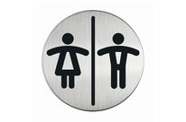 Pictogramme rond WC Femmes et Hommes - DURABLE