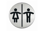 Pictogramme rond WC Femmes et Hommes - DURABLE