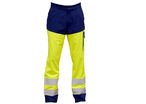 Pantalon haute visibilité TYPHON Marine/Jaune Fluo