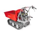 Brouette à moteur thermique à chenilles benne basculante manuelle 300KG 6,5CH 3+1R vitesses à démarrage électrique Torros MRD300E