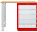 Établi modulaire Rubberwood avec armoire à tiroirs 5T 1200 mm MW Tools MOD121R