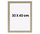 Cadre Déco Bois 30x40 Couleur CHENE-Profilé 30x14mm