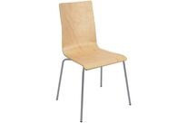 Chaise Coque Bois 4 Pieds