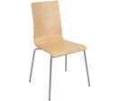 Chaise Coque Bois 4 Pieds