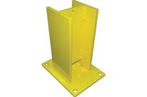 Mottez - Protection Rack Intermédiaire Madrier - Acier Jaune 23cm - Haute Résistance