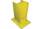 Mottez - Protection Rack Intermédiaire Madrier - Acier Jaune 23cm - Haute Résistance