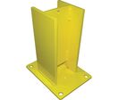 Mottez - Protection Rack Intermédiaire Madrier - Acier Jaune 23cm - Haute Résistance