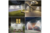 Applique Murale Solaire LED 0.55W IP44 148 Led avec Détecteur de Mouvement