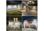Applique Murale Solaire LED 0.55W IP44 148 Led avec Détecteur de Mouvement