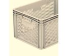 Bacs plastiques gerbables - basicline Euro-Norm perforés