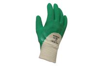 Gant enduit latex/jersey main adhérisée coloris vert Taille 10