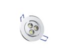 Spot LED Downlight Rond Orientable 3x1W