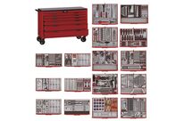 Servante rouge mega master set 9 tiroirs Teng Tools TCMM1011N9