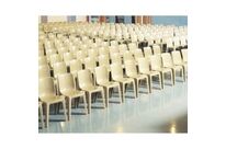 Chaise empilable en résine de synthèse Denver - Classement feu M4