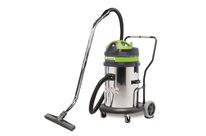Aspirateur industriel à sec - Classe H - pour substances toxiques et dangereuses - cuve en acier inoxydable de 62 litres 2 moteurs 2 kW 230 V Cleancraft DRYCAT 262 ICT H