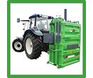 Presse à déchets agricoles très grande capacité pour balles 300 à 550 Kg | VF50