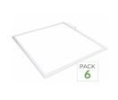 Pack de 6 - Dalle LED Cadre Lumineux 60x60 Slim 36W BLANC - Blanc Chaud 2300K - 3500K