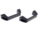Poignée industrielle RS PRO noire en plastique mat – 170 x 48 x 28 mm | RS PR