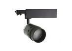 Spot LED Cannon pour Rail Triphasé 20W Noir