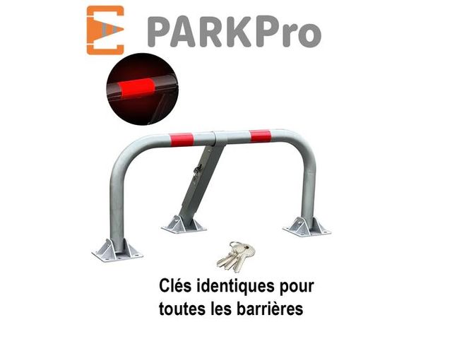 Barrière de Parking Galvanisée PARKPro à Cylindre Européen
