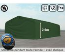 Hall de stockage 6m x 12m vert